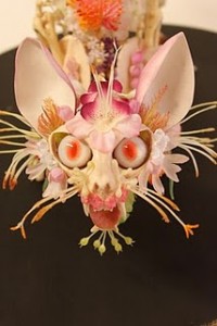 Flower & Skeleton Sculpture Flower & Skeleton Sculpture
